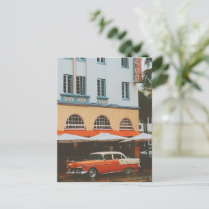 Ocean Drive, South Beach, Miami Holiday Postcard