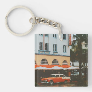 Ocean Drive, South Beach, Miami Key Ring
