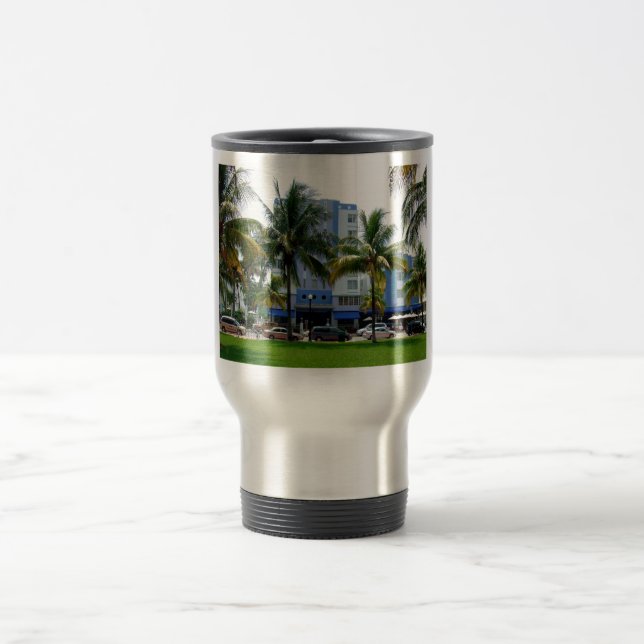Ocean Drive Travel Mug (Center)