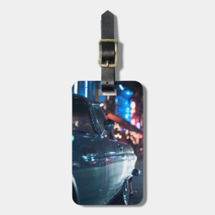 Ocean Drive vintage car Luggage Tag