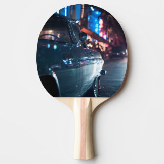 Ocean Drive vintage car Ping Pong Paddle