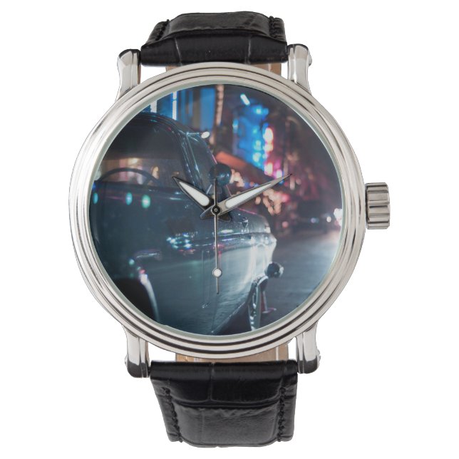 Ocean Drive vintage car Watch (Front)