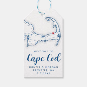 Ocean Edge Resort Brewster MA Wedding Welcome Gift Tags