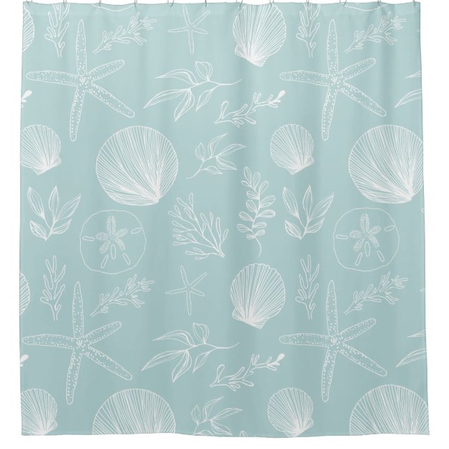 Ocean Elements Shower Curtain (Front)
