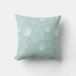 Ocean Elements Throw Pillow