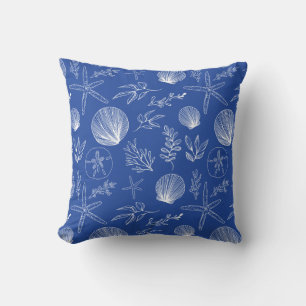 Ocean Elements Throw Pillow