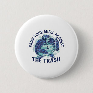 Ocean Environmental Protection Turtle _1 6 Cm Round Badge