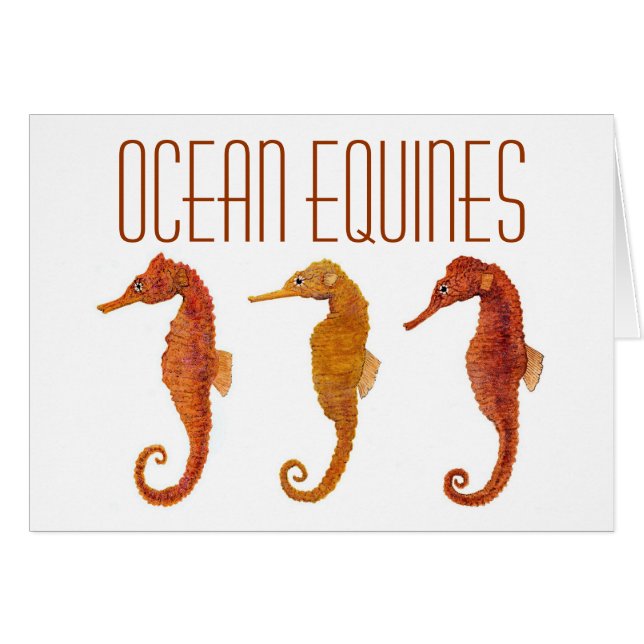 Ocean Equines Card (Front Horizontal)