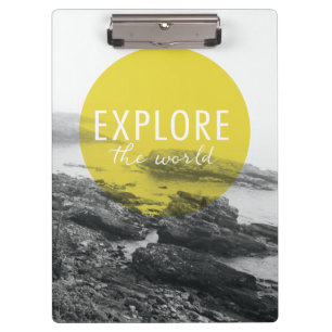 Ocean   Explore The World Quote Clipboard