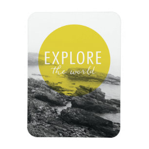 Ocean   Explore The World Quote Magnet