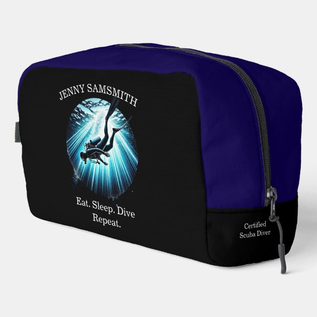 Ocean Explorer: Dive, Laugh, Live! Dopp Kit (Right Corner)