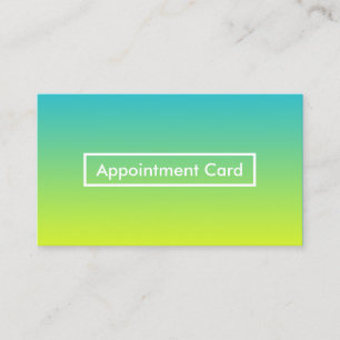 ocean fade appointment reminder card