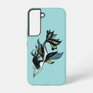 Ocean Fantasy Blue Green Artistic Mermaid Samsung Galaxy Case