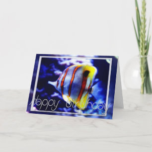 Ocean Fish Happy Birthday Greeting Card