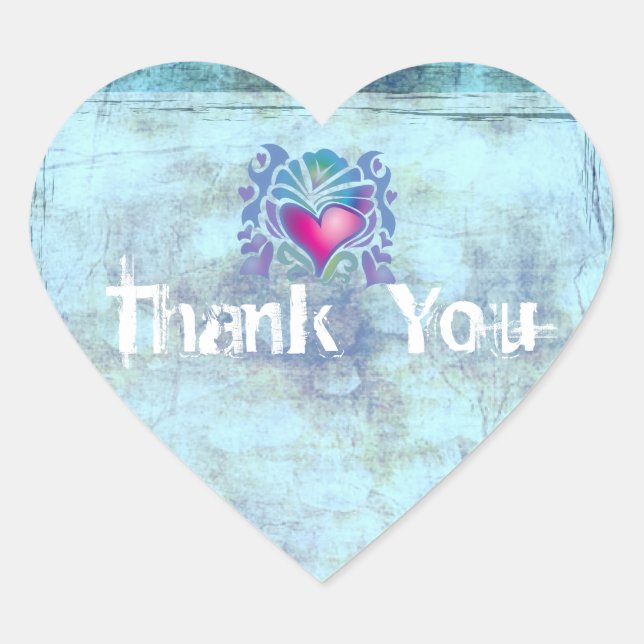 ocean fish seashells island tropical wedding heart sticker (Front)