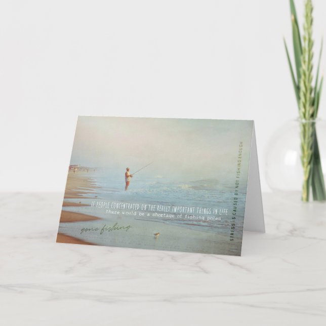 OCEAN FISHING Greeting Card (Front)