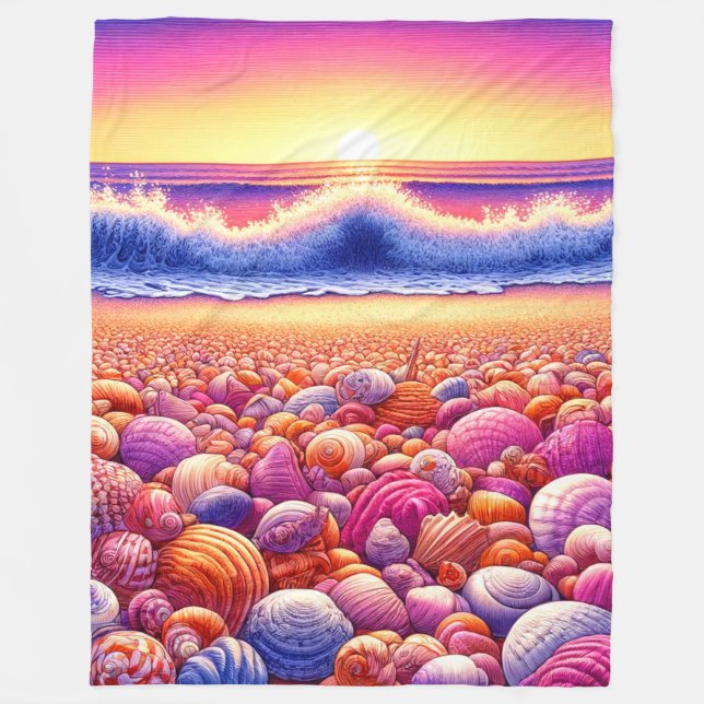 Ocean Fleece Blanket (Front)