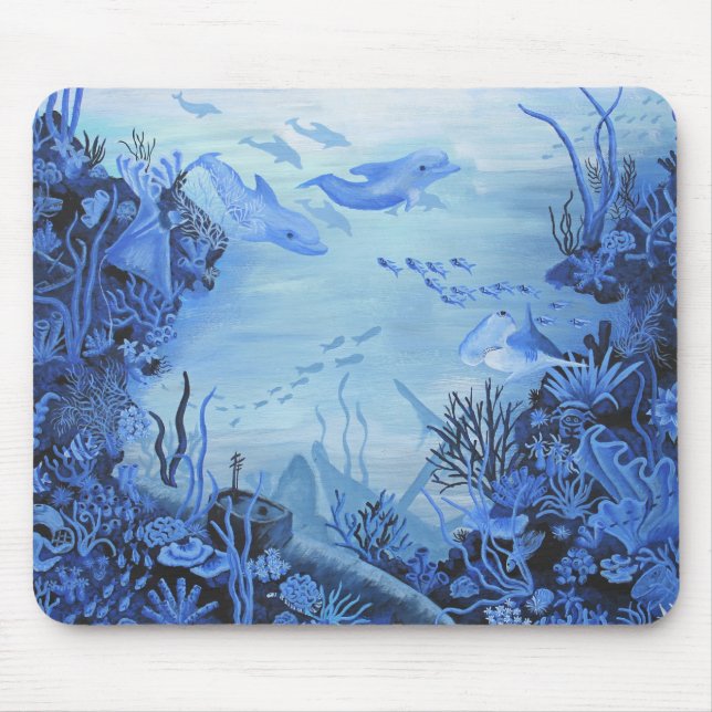 Ocean Floor Mouse Mat (Front)