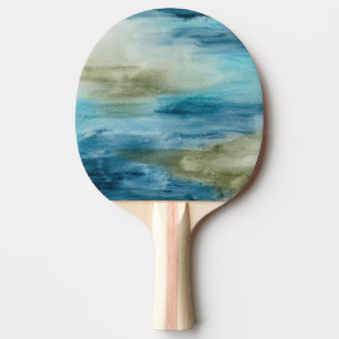Ocean Flow II Ping Pong Paddle