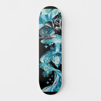 “Ocean Flow – Manta Ray Skateboard Deck”