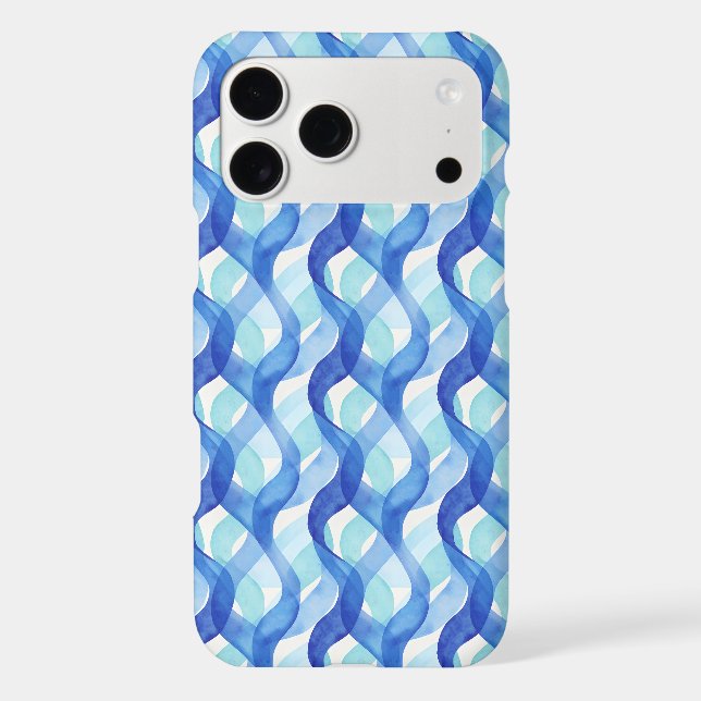 Ocean Flow Watercolor Wave Pattern (Back)