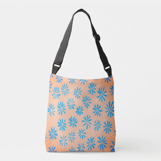Ocean Flower Crossbody Bag (Front)