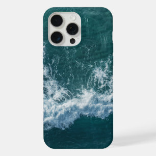 Ocean foamy pattern on water surface iPhone 15 pro max case