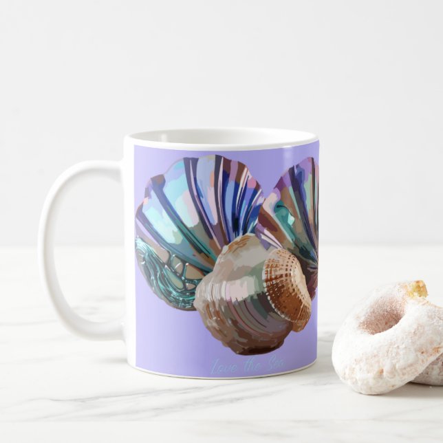 Ocean Gems Coffee Mug (With Donut)