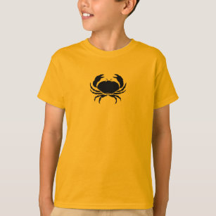 Ocean Glow_Black on Orange Crab T-Shirt