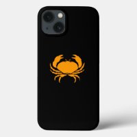 Ocean Glow_Orange on Black Crab