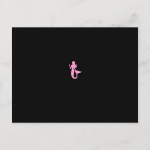 Ocean Glow_Pink Mermaid Postcard