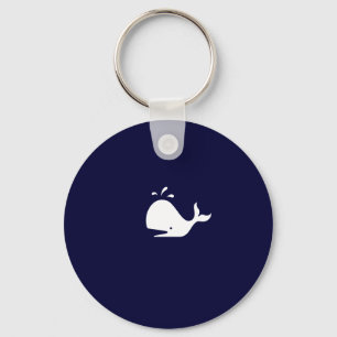 Ocean Glow_white Whale Key Ring