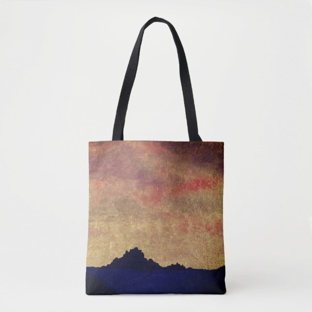 "Ocean Gold Sunset" Tote by All Joy Art Bag (Front)