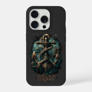 Ocean Grave Kraken Anchor Dark Fantasy iPhone 15 Pro Case