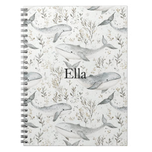 Ocean Grey Whales Notebook