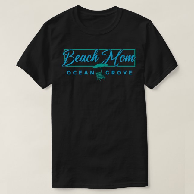 Ocean Grove Beach Mum T-Shirt (Design Front)