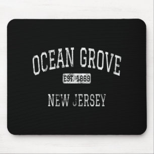 Ocean Grove New Jersey Nj Vintage Mouse Mat