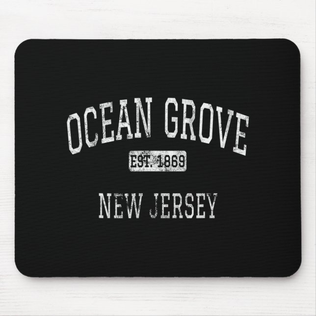 Ocean Grove New Jersey Nj Vintage  Mouse Mat (Front)