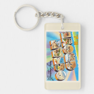 Ocean Grove New Jersey NJ Vintage Travel Postcard- Key Ring