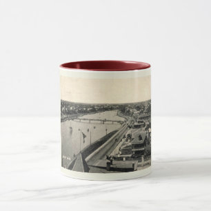 Ocean Grove NJ, Panorama, Vintage Style   Mug