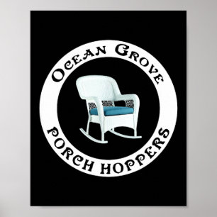 Ocean Grove Nj Rch Hopper Summer Beach Gift Men Wo Poster