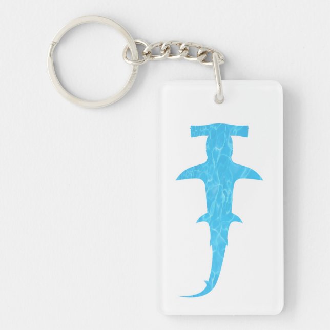 Ocean Hammerhead Shark Key Ring (Front)