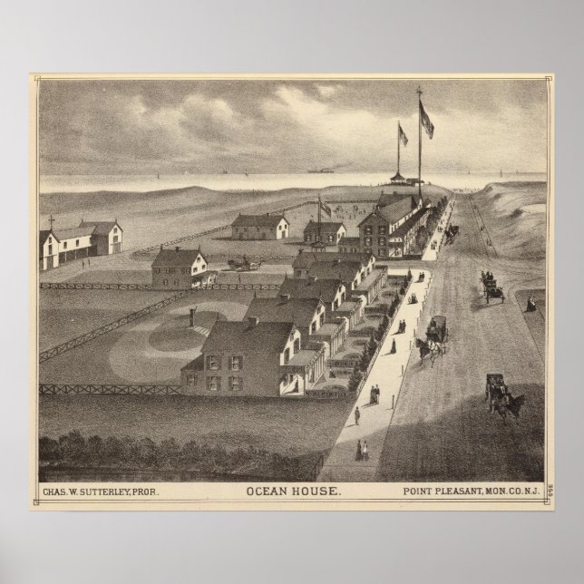 Ocean House, Point Pleasant, NJ Poster (Front)