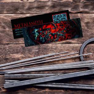 Ocean Inferno Metalsmith Welding Mini Business Card
