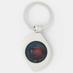 Ocean Inferno Red Glow Key Ring