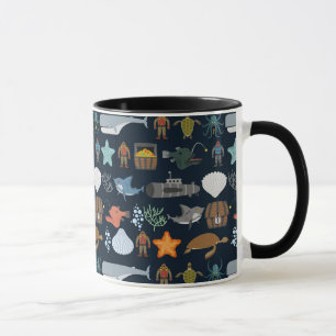 Ocean Inhabitants Pattern 1 Mug