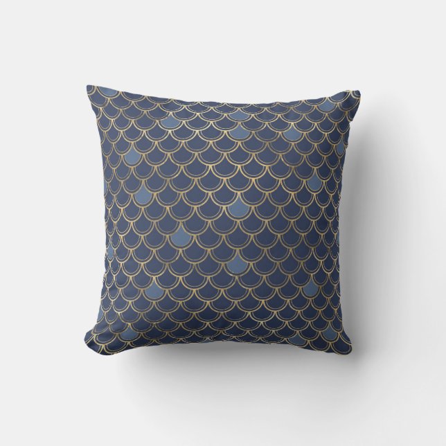 "Ocean Inspired Paper" "Fantasy Mermaid Background Cushion (Front)