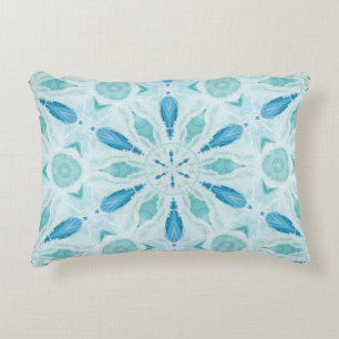 Ocean inspired reversible decorative cushion