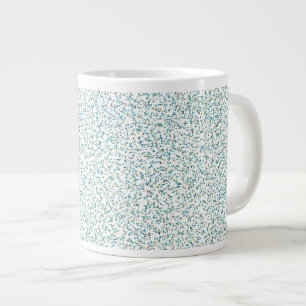 Ocean Inspired Speckled Dots  Large Coffee Mug