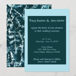 Ocean Inspired Wedding Invitation
